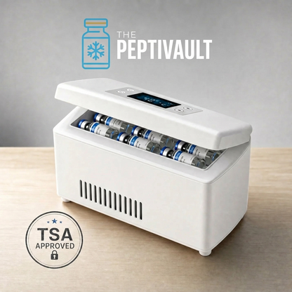 The Peptivault Mini Fridge Kit - TSA Approved