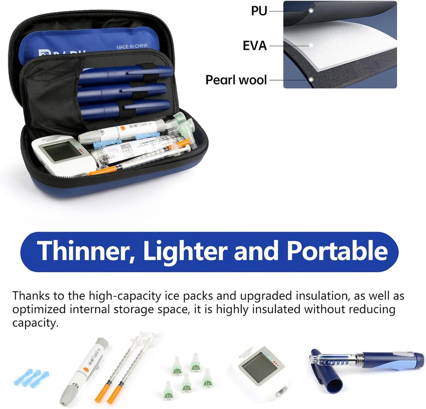 The Peptivault Travel Case Cooler - TSA Approved