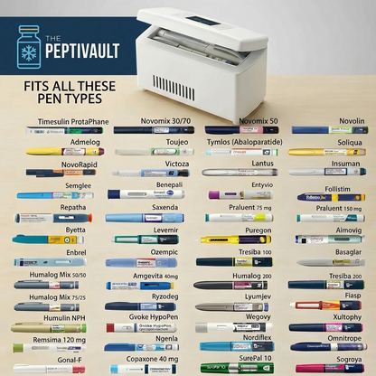 The Peptivault Mini Fridge Kit - TSA Approved
