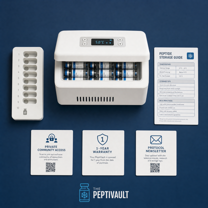 The Peptivault Mini Fridge Kit - TSA Approved